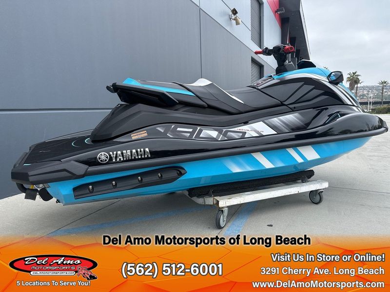 2024 Yamaha GP1900A-AA  in a BLACK/CYAN exterior color. Del Amo Motorsports of Long Beach (562) 362-3160 delamomotorsports.com 