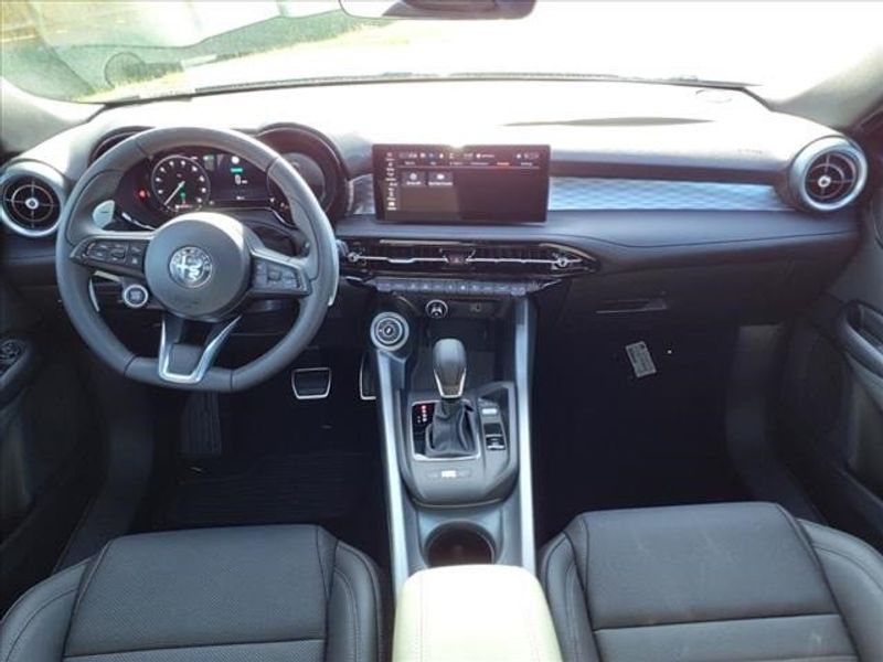 2024 Alfa Romeo Tonale Veloce in a Alfa Black exterior color and Blackinterior. Northside Imports Houston 281-475-4549 northsideimportshouston.com 