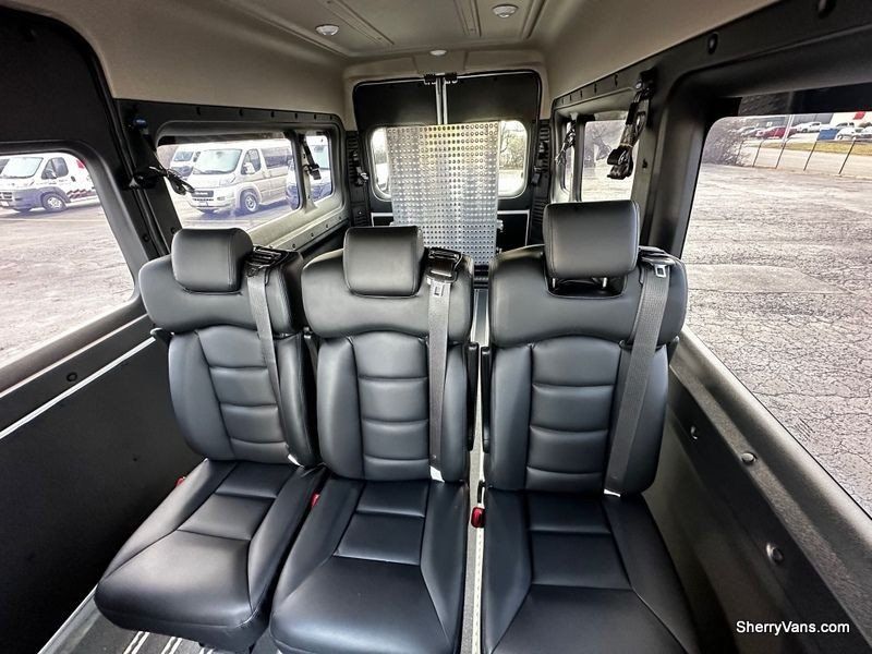 2023 RAM ProMaster 2500 Window Van High Roof in a Bright White Clear Coat exterior color and Blackinterior. Paul Sherry Chrysler Dodge Jeep RAM (937) 749-7061 sherrychrysler.net 