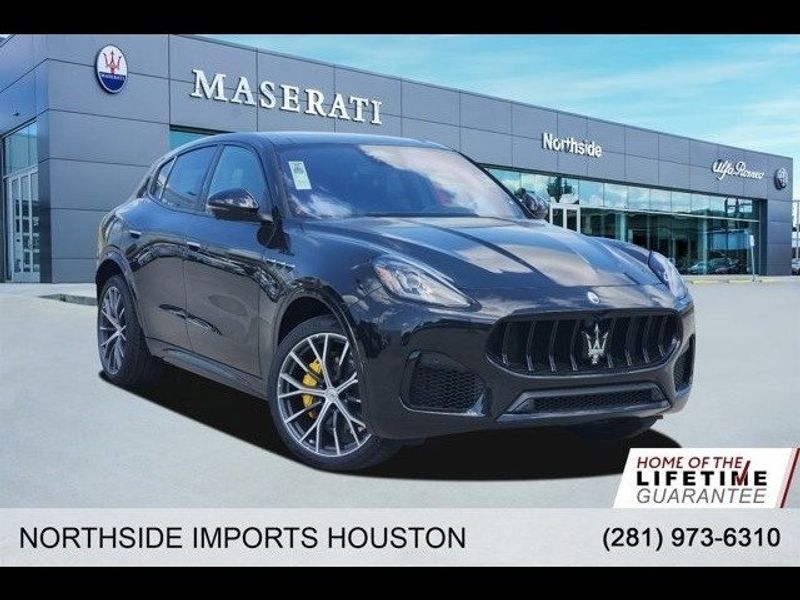 2023 Maserati Grecale Modena in a Black exterior color and Nero/Nerointerior. Northside Imports Houston 281-475-4549 northsideimportshouston.com 