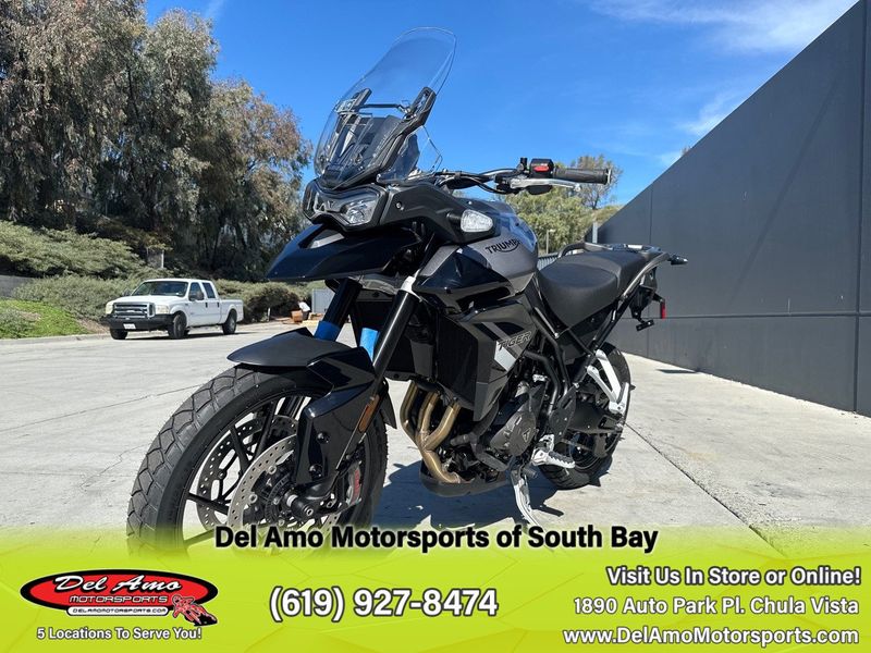 2024 Triumph TIGER 850 SPORT  in a GRAPHITE/JET BLACK exterior color. Del Amo Motorsports of South Bay (619) 547-1937 delamomotorsports.com 