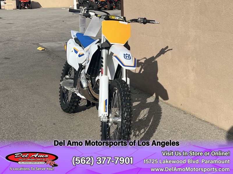 2023 HUSQVARNA TC 250 HERITAGE  in a WHITE exterior color. Del Amo Motorsports of Los Angeles (562) 262-9181 delamomotorsports.com 