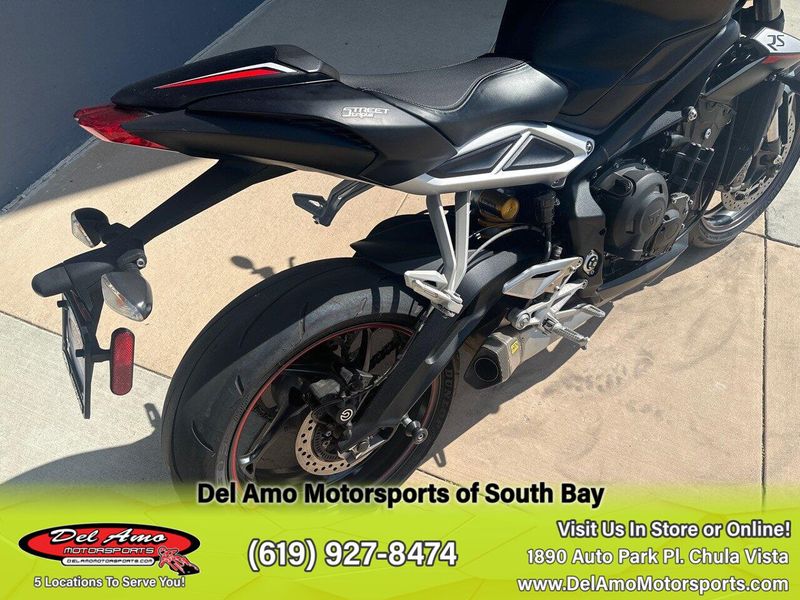 2019 Triumph STREET TRIPLE RS  in a BLACK exterior color. Del Amo Motorsports of South Bay (619) 547-1937 delamomotorsports.com 