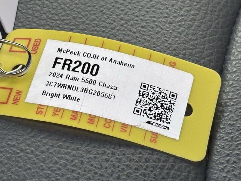 New 2024 RAM 5500 Tradesman Chassis Regular Cab 4x4 120