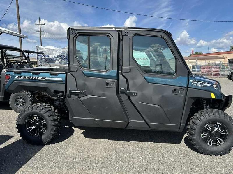New 2026 Polaris RANGER CREW XP 1000 NS ULTIMATE BLUE LABYRINTH Image 3