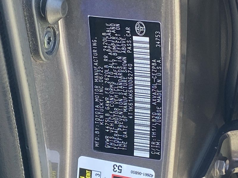 2022 Toyota Camry XSEImage 30