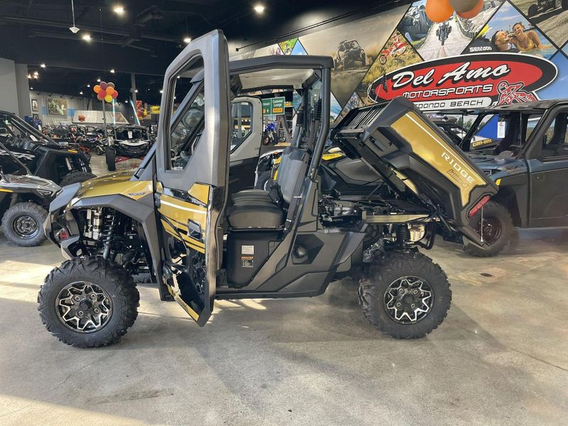 New 2024 Kawasaki RIDGE LIMITED  in a METALLIC SHADOW GOLD exterior color. Del Amo Motorsports of Redondo Beach (424) 390-7811 delamomotorsports.com 