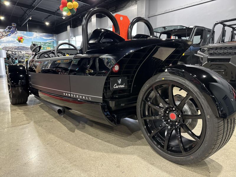 2024 Vanderhall CARMEL BLACKJACK  in a BLACK exterior color. Del Amo Motorsports of Redondo Beach (424) 390-7811 delamomotorsports.com 