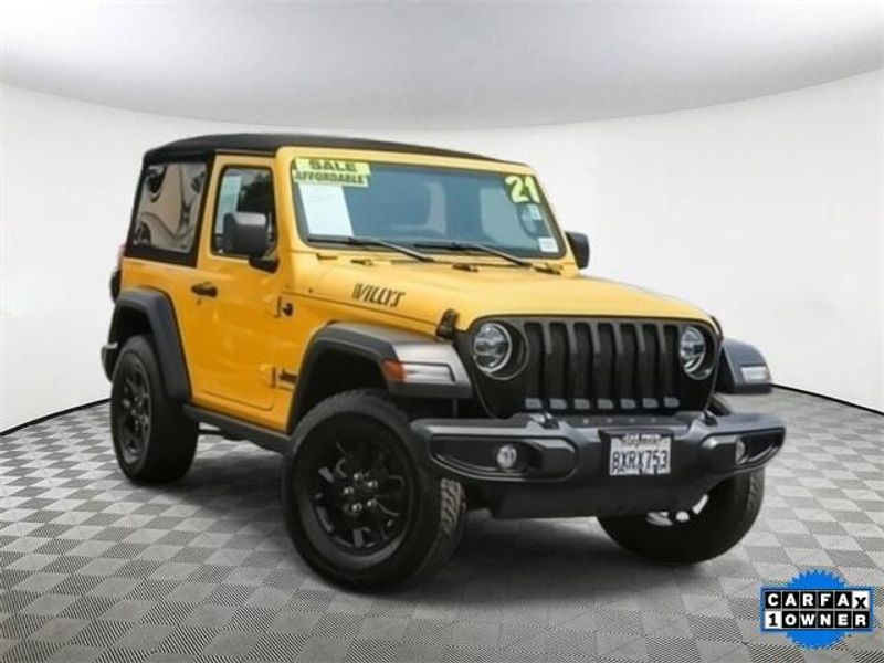 Used 2021 Jeep Wrangler WillysImage 2