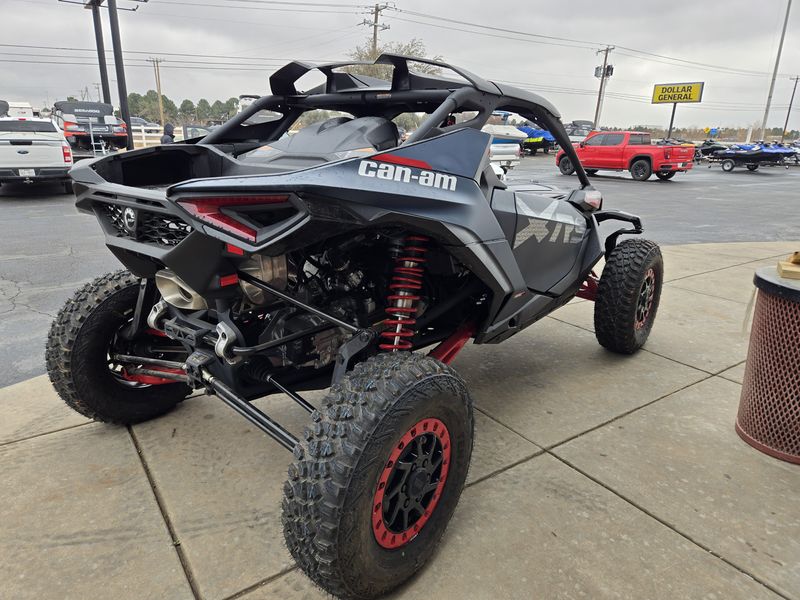 2025 Can-Am MAVERICK R X RS 999T DCT DUSTY NAVY AND LEGION REDImage 7