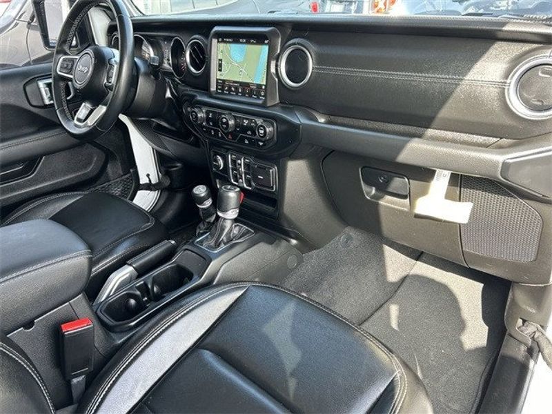 2022 Jeep Gladiator Overland in a Bright White Clear Coat exterior color and Blackinterior. McPeek