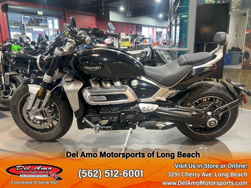 2024 Triumph ROCKET 3 GT  in a SAPPHIRE BLACK exterior color. Del Amo Motorsports of Long Beach (562) 362-3160 delamomotorsports.com 