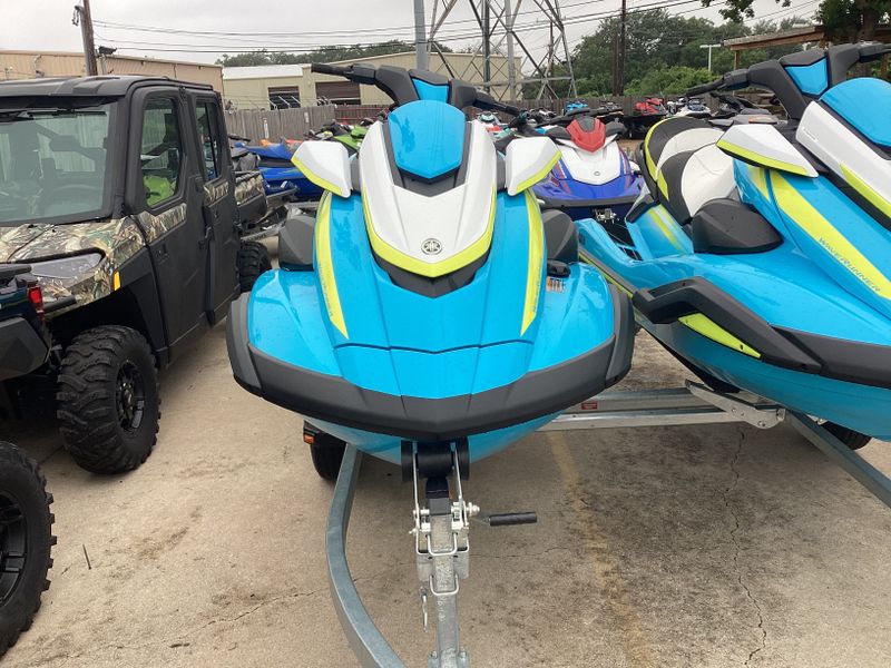 2023 Yamaha FX CRUISER HO WITH AUDIO SYSTEM CYAN WITH LIME YELLOW Image 3