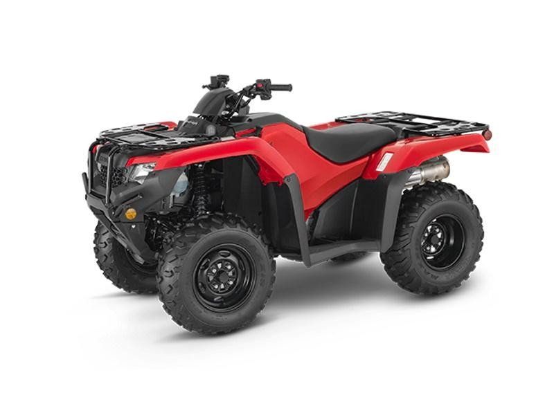 2024 Honda FourTrax Rancher in a Avenger Red exterior color. Greater Boston Motorsports 781-583-1799 pixelmotiondemo.com 