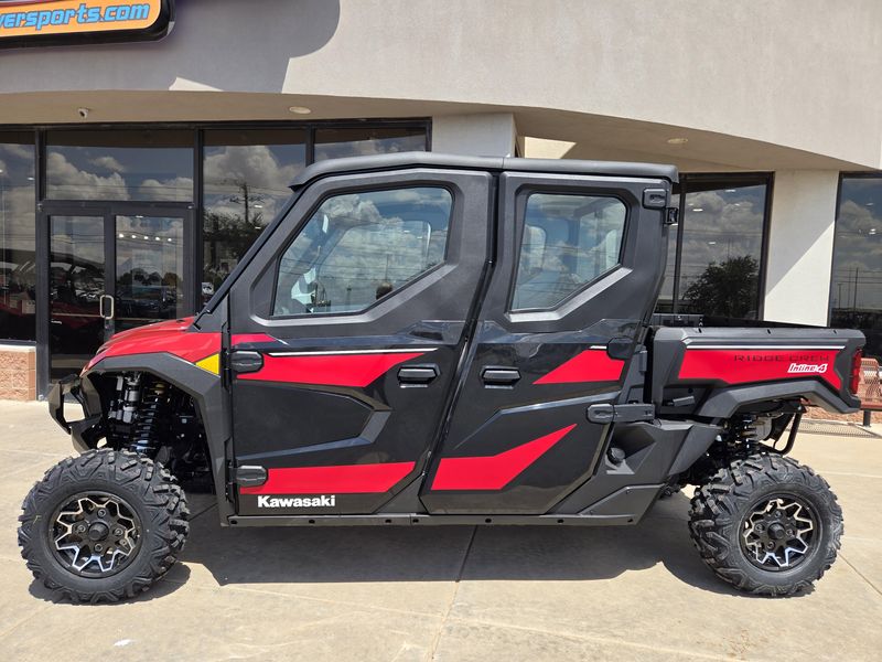 2025 Kawasaki RIDGE CREW HAVAC CANDY PERSIMMON RED Image 2