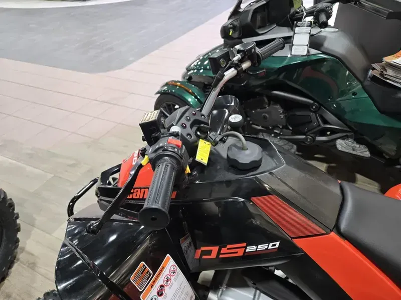 2025 Can-Am DS 250 BLACK AND CANAM RED Image 8