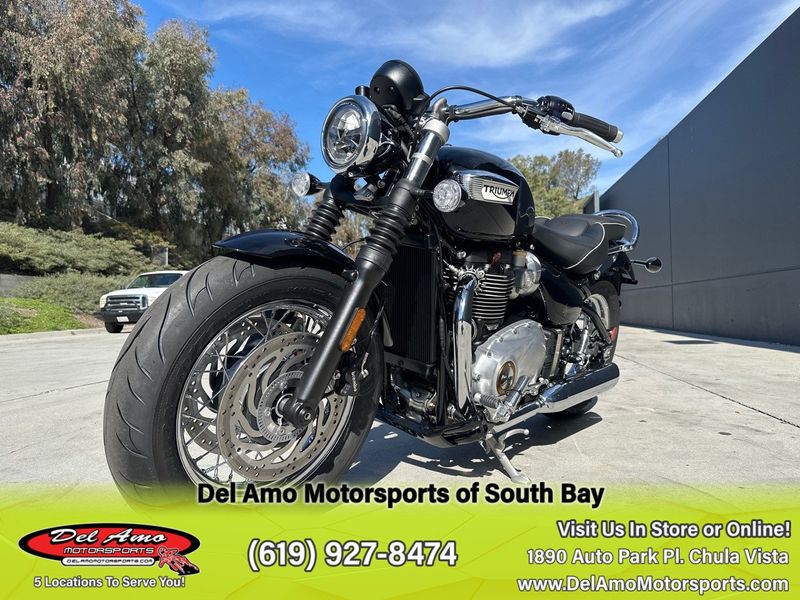 2024 Triumph BONNEVILLE SPEEDMASTER  in a JET BLACK exterior color. Del Amo Motorsports of South Bay (619) 547-1937 delamomotorsports.com 