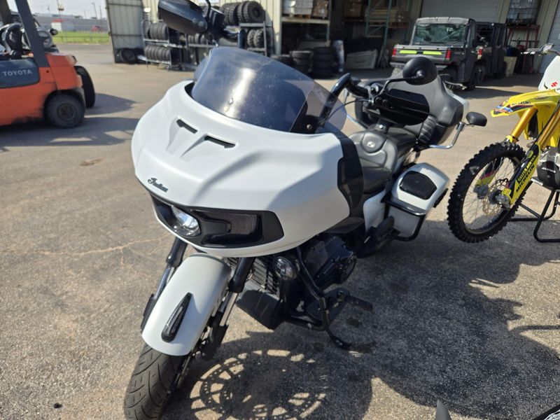 USED 2021 INDIAN MOTORCYCLE CHALLENGER DARK HORSE WHITE SMK 49ST Image 3