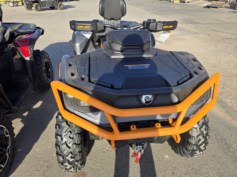 2025 Can-Am OUTLANDER MAX XTP 1000R MINERAL GREY AND ORANGE CRUSHImage 4