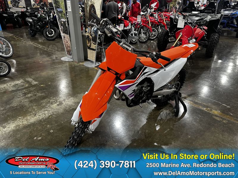 2024 KTM 350 SX-F  in a ORANGE exterior color. Del Amo Motorsports of Redondo Beach (424) 304-1660 delamomotorsports.com 