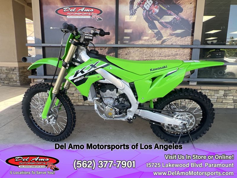 2024 Kawasaki KX252CRFAN-GN2  in a LIME GREEN exterior color. Del Amo Motorsports of Los Angeles (562) 262-9181 delamomotorsports.com 