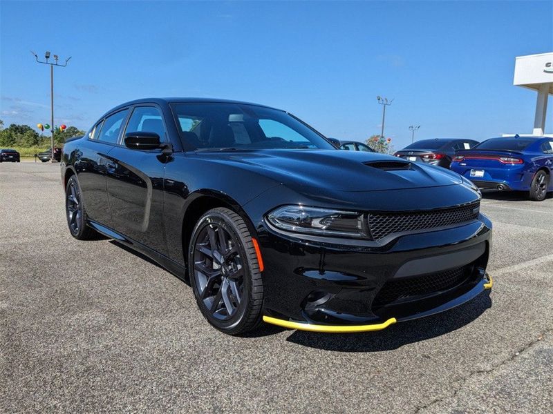 2023 Dodge Charger Gt Rwd in a Pitch Black exterior color and Blackinterior. South Georgia CDJR 229-443-1466 southgeorgiacdjr.com 