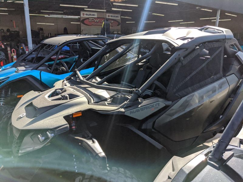 New 2027 Can-Am MAVERICK R X RC 999T DCT  in a LOFT GREEN SATIN exterior color. Del Amo Motorsports of San Diego (619) 927-8474 delamomotorsports.com 