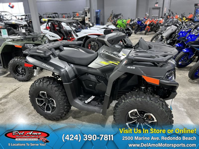 2024 CFMOTO CF600AU-3SA  in a VELOCITY GREY exterior color. Del Amo Motorsports of Redondo Beach (424) 304-1660 delamomotorsports.com 