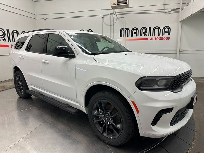 2024 Dodge Durango Gt Awd in a White Knuckle Clear Coat exterior color. Marina Auto Group (855) 564-8688 marinaautogroup.com 