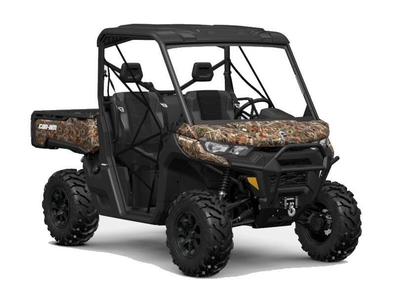 2024 CAN-AM DEFENDER XT HD10 WILDLAND CAMO  in a CAMO exterior color. Family PowerSports (877) 886-1997 familypowersports.com 