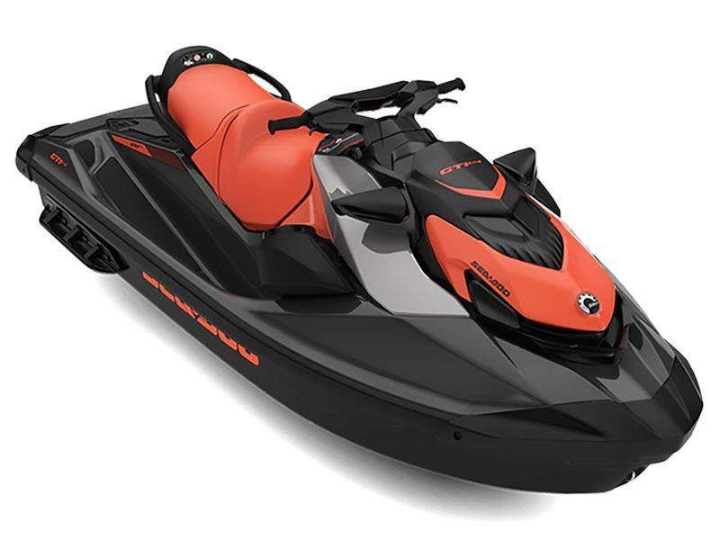 2023 SEADOO PWC GTI SE 130 CR IBR 23  in a ORANGE/BLACK exterior color. Family PowerSports (877) 886-1997 familypowersports.com 
