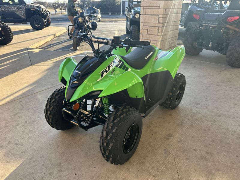 2025 Kawasaki KFX 90 LIME GREENImage 3