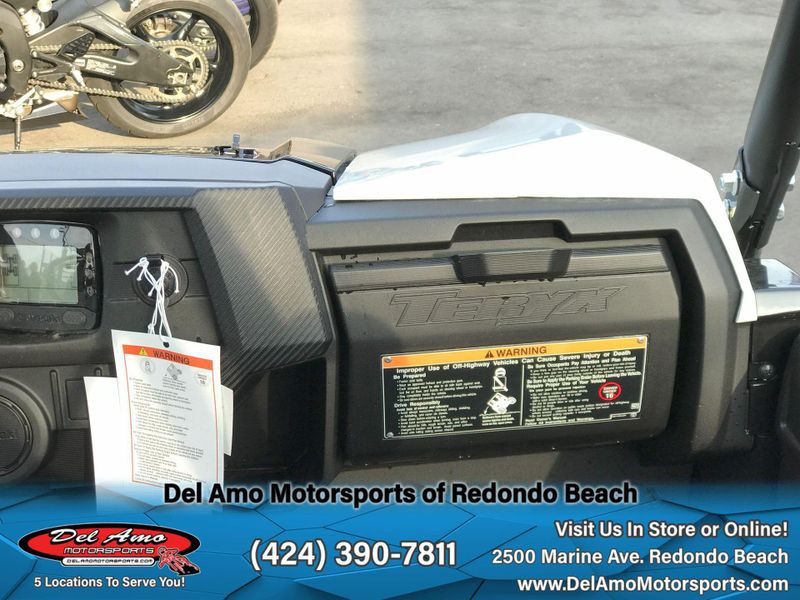 New 2025 Kawasaki TERYX4 S LE  in a ICE GRAY/SUPER BLACK exterior color. Del Amo Motorsports of Redondo Beach (424) 390-7811 delamomotorsports.com 