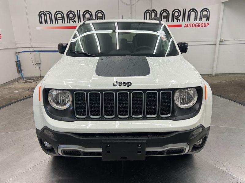 2023 Jeep Renegade Upland 4x4 in a Alpine White Clear Coat exterior color and Blackinterior. Marina Auto Group (855) 564-8688 marinaautogroup.com 