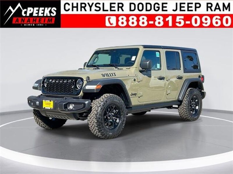 New 2026 Jeep Wrangler 4-door WillysImage 1