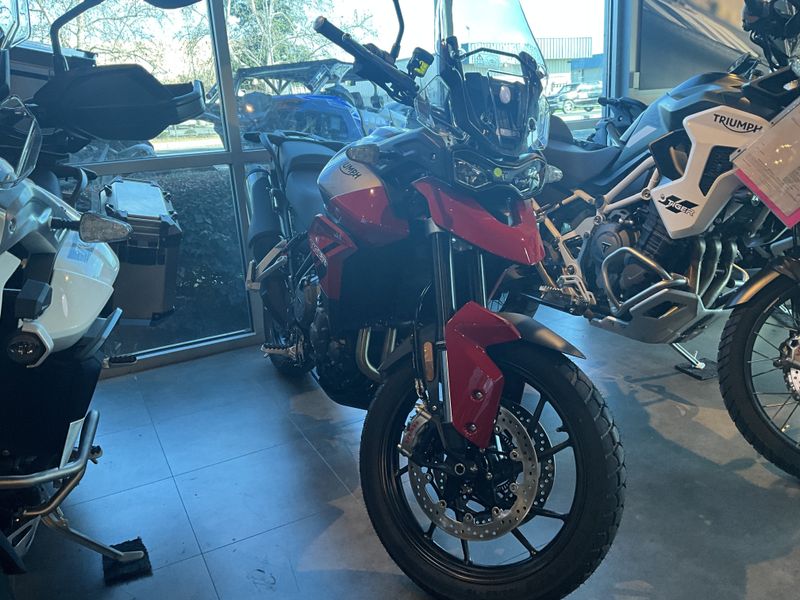 2023 Triumph TIGER 850 SPORT in a DIABLO RED / GRAPHITE exterior color. BMW Motorcycles of Modesto 209-524-2955 bmwmotorcyclesofmodesto.com 