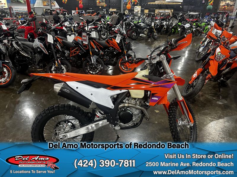 2024 KTM 500 EXC-F  in a ORANGE exterior color. Del Amo Motorsports of Redondo Beach (424) 304-1660 delamomotorsports.com 