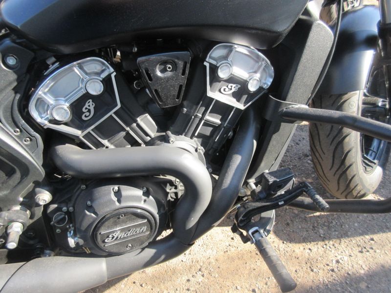 USED 2020 INDIAN MOTORCYCLE SCOUT BOBBER THUNDER BLACK SMOKE ABS 49ST Image 7