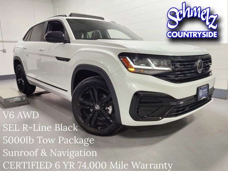 2023 Volkswagen Atlas Cross Sport V6 SEL AWD R-Line Black w/SunroofImage 1