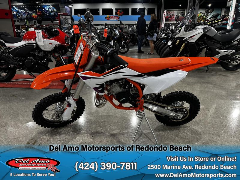 2024 KTM 50 SX  in a ORANGE exterior color. Del Amo Motorsports of Redondo Beach (424) 304-1660 delamomotorsports.com 