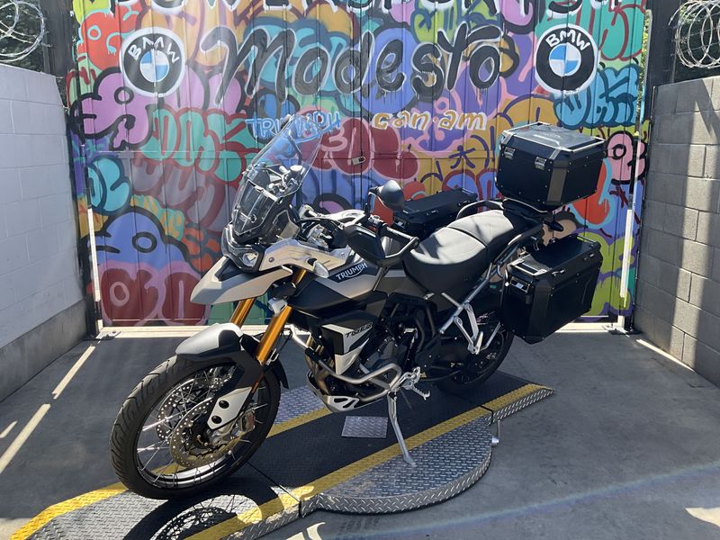 2023 Triumph TIGER 900 RALLY PRO in a SANDSTORM exterior color. BMW Motorcycles of Modesto 209-524-2955 bmwmotorcyclesofmodesto.com 
