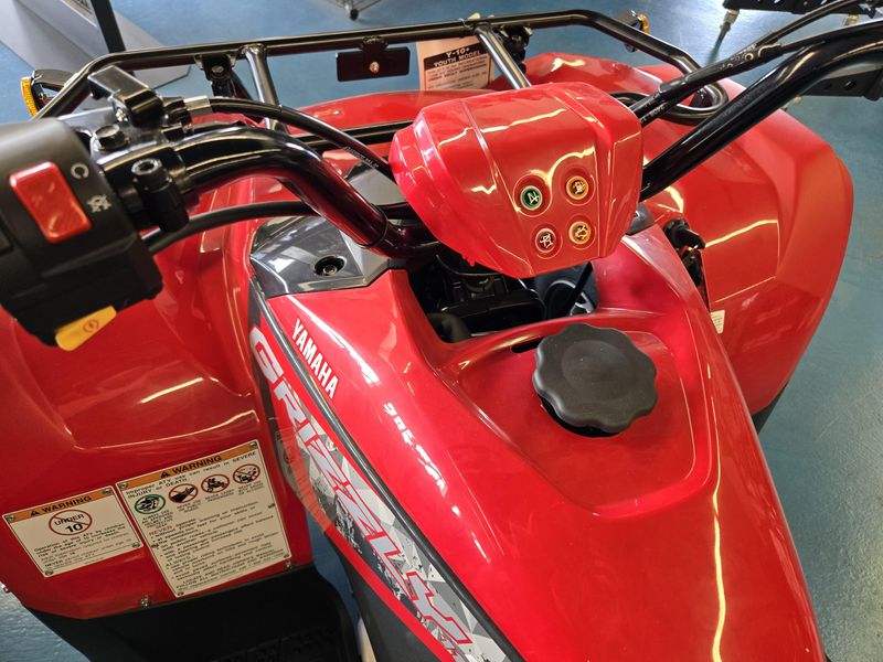 2025 Yamaha GRIZZLY 110 GREY METALLIC AND RED Image 13