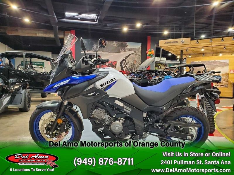 2024 Suzuki DL650XAAM4  in a BLUE/WHITE exterior color. Del Amo Motorsports of Orange County (949) 416-2102 delamomotorsports.com 