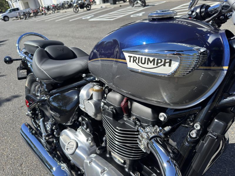 2025 Triumph Bonneville Speedmaster - PACIFIC BLUE - SILVER ICE 