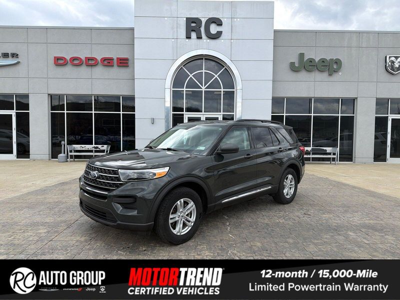 2023 Ford Explorer XLT AWD Forged Green at RC Chrysler Dodge Jeep Ram Newell WV