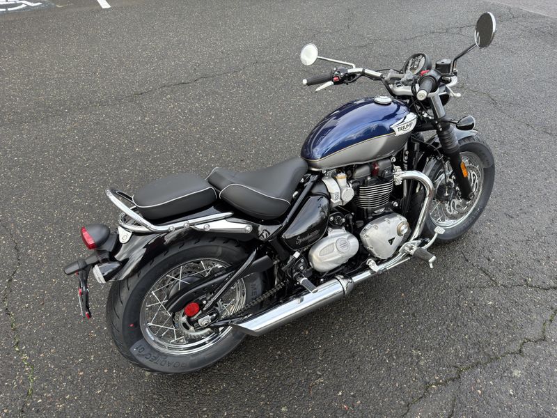 2025 Triumph Bonneville Speedmaster - PACIFIC BLUE - SILVER ICE 