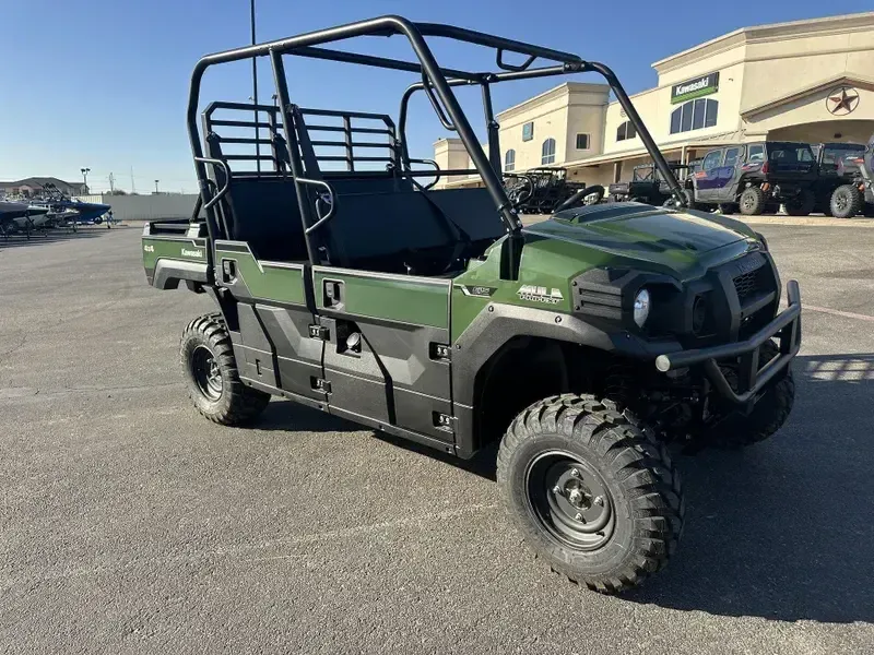 New 2025 Kawasaki MULE PROFXT 820 EPS TIMBERLINE GREEN Image 1
