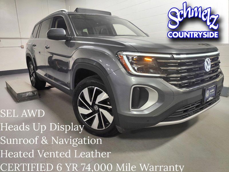 2024 Volkswagen Atlas SEL 4-Motion AWD w/Sunroof & NavImage 1