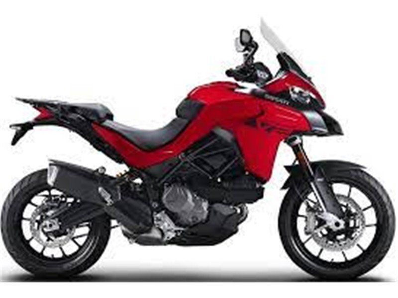 2023 Ducati Multistrada in a Red exterior color. New England Powersports 978 338-8990 pixelmotiondemo.com 