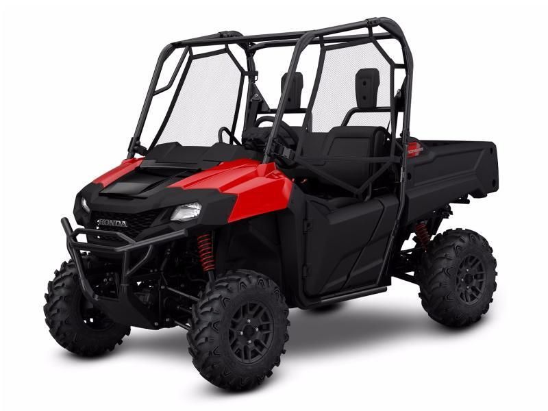 2024 Honda Pioneer 700 in a Avenger Red exterior color. Parkway Cycle (617)-544-3810 parkwaycycle.com 